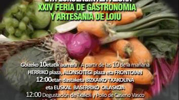 Gastronomia eta Artisautza azoka, Loiun