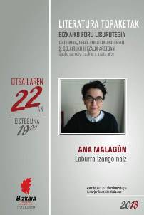 Literatura topaketak: Ana Malagón