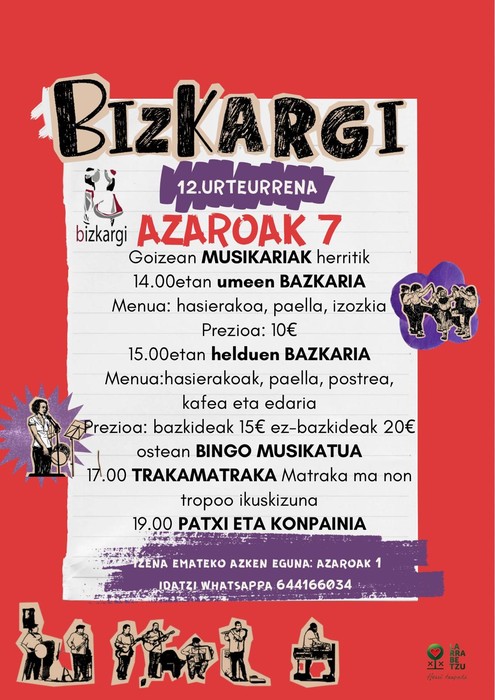 Bizkargi dantza taldearen 12. urteurrena