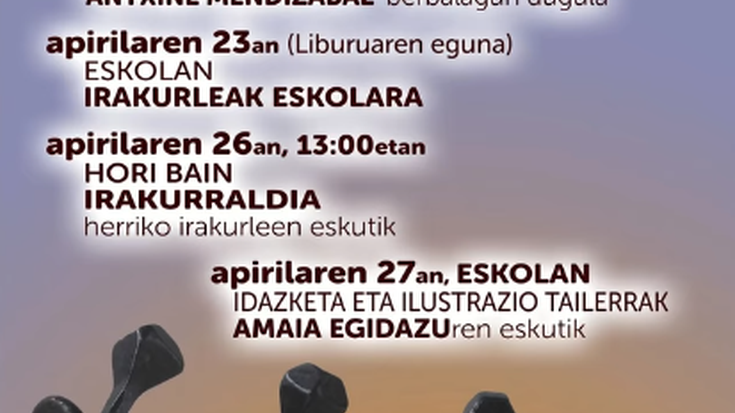 Idazketa eta ilustrazio tailerrak, Amaia Egidazuren eskutik