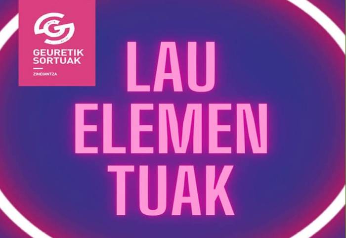 `Lau elementuak´ film laburren emanaldia Larrabetzun