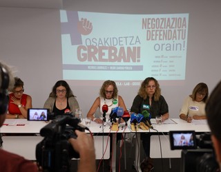 Sindikatu nagusiek bost greba egun deitu dituzte Osakidetzako lan-baldintzen hobekuntza eskatzeko