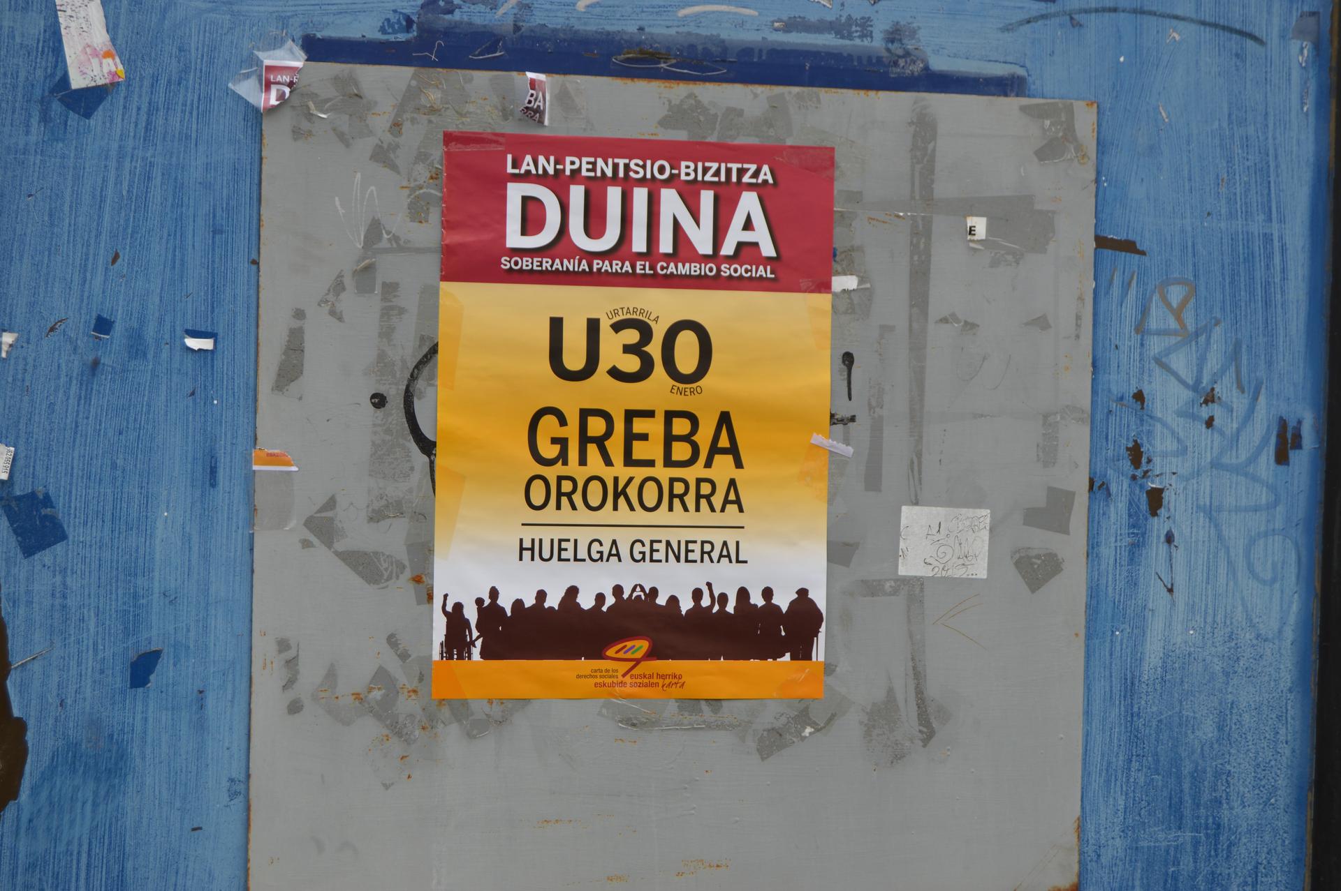 Greba orokorrari lotutako mobilizazioak