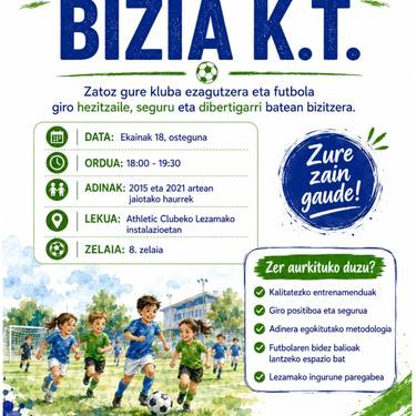 Bizia K.T. ate irekiak