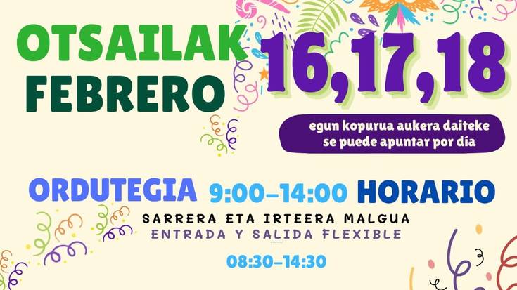 Derioko Ludotekako inauteriak