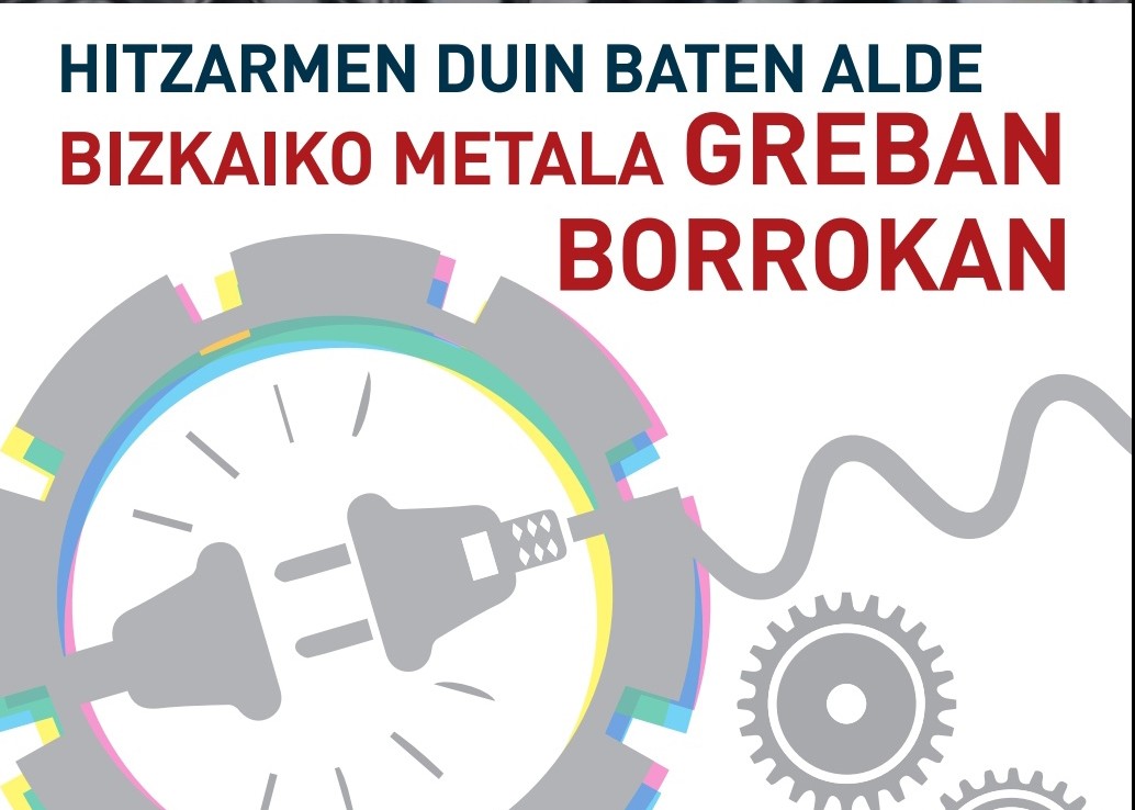 Grebara deitu dute biharko Bizkaiko metalgintza sektorean