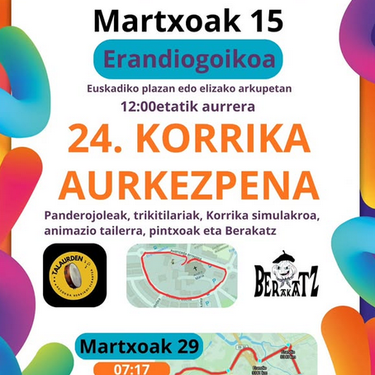 24. Korrikaren aurkezpena