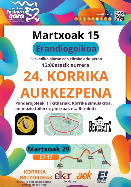 24. Korrikaren aurkezpena