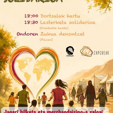 Zaporeak elkartearentzat lasterketa solidarioa