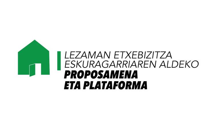 Etxebizitzaren aldeko plataforma aurkeztuko da gaur Lezaman