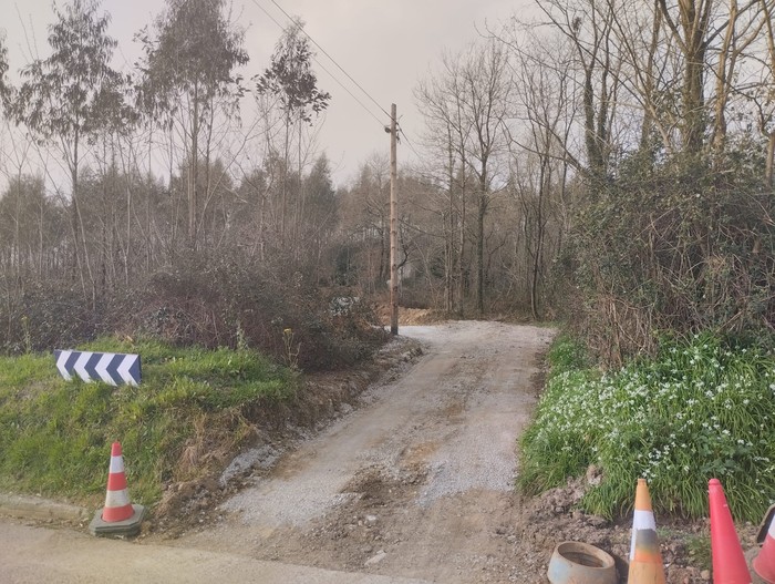 Goikoeleizalde eta Gaztelumendi auzoa batzeko oinezko bideko lanak, martxan