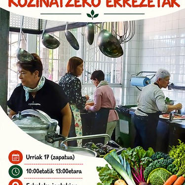 Sukaldaritza tailerra: sasoiko produktuak kozinatzeko errezetak