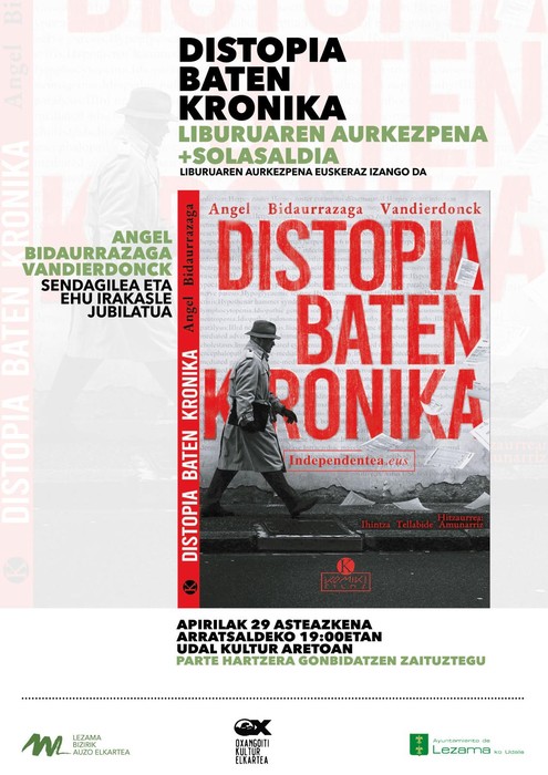 'Distopia baten kronika' liburuaren kronika eta solasaldia