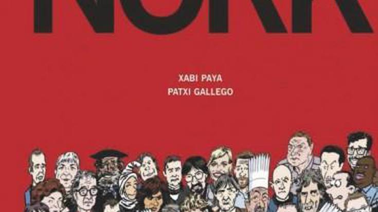 <i>Nork</i> komikia: Xabi Paya eta Patxi Gallego (<i>Bertsolari</i> aldizkaria)