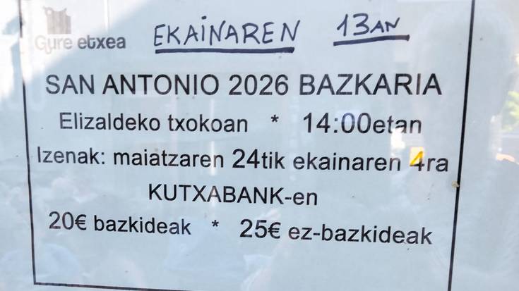 San Antonio bazkaria