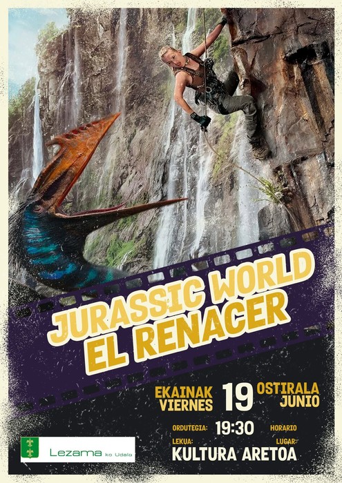 'Jurassic World: el renacer' filmaren proiekzioa