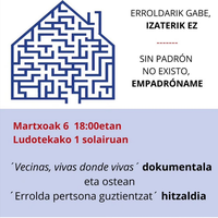'Erroldarik gabe, izaterik ez' jardunaldia