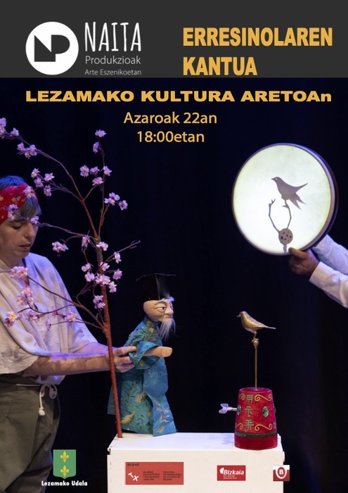 'Erresinolaren kantua' antzezlana