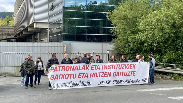 LAB, ESK, STEILAS, Hiru eta ENHE sindikatuek lan istripuen atzean dauden “baldintza kaskarrak” salatu dituzte