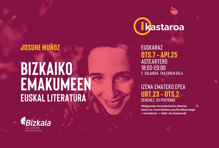 Ikastaroa: Bizkaiko emakumeen euskal literatura