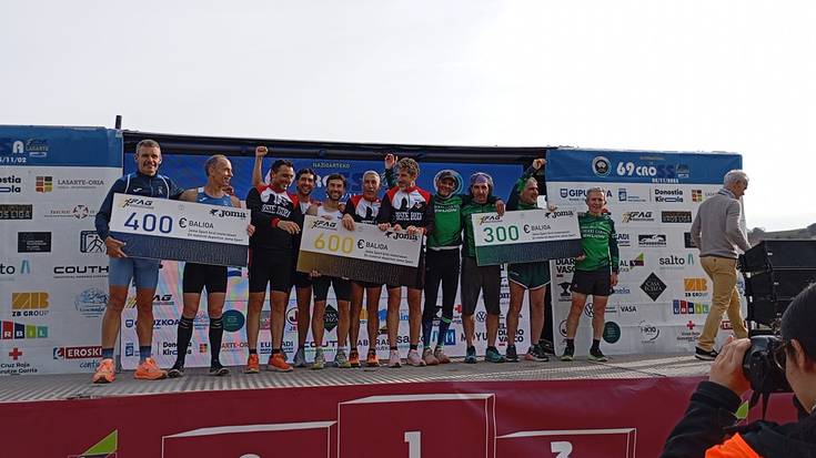 Loiuko Beste Bira atletismo kluba Donostiko Nazioarteko Krosean garaile