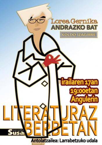 <i>Lorea Gernika, andrazko bat</i> liburuaren gaineko solasaldia, gaur Larrabetzun
