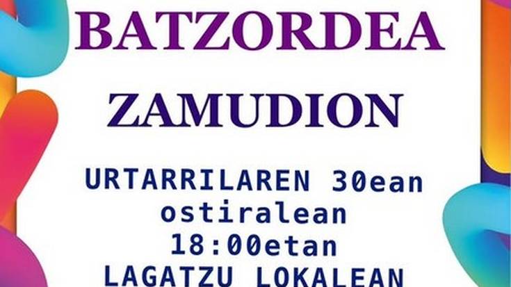 Zamudioko Korrika Batzordeko bilera