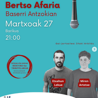24. Korrika: bertso afaria