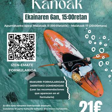 Kanoak egiteko irteera