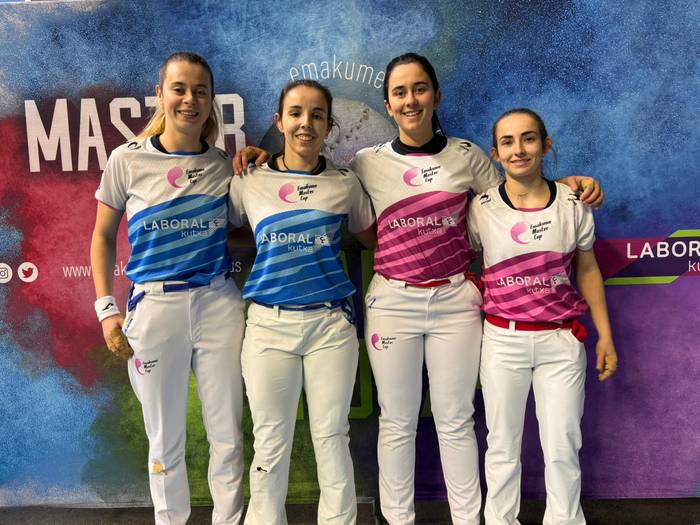 Olatz Arrizabalagak indartsu ekin dio binakakoari, Larrabetzun