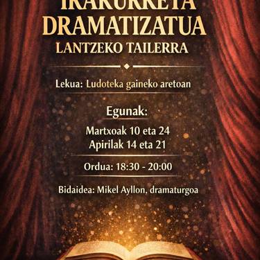 Irakurketa dramatizatua lantzeko tailerra