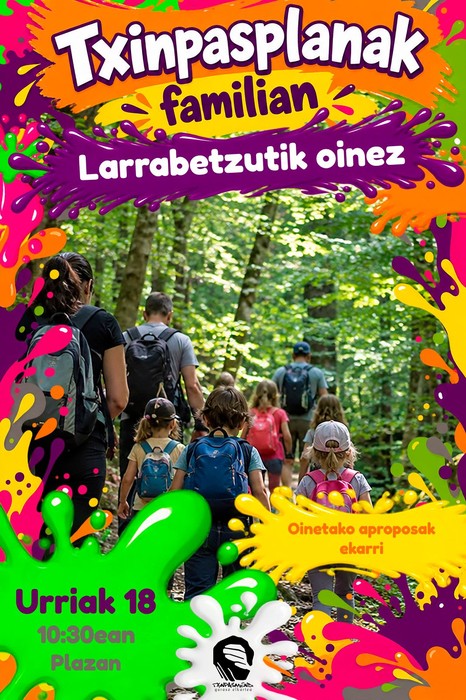 Txinpasplanak familian: Larrabetzutik oinez