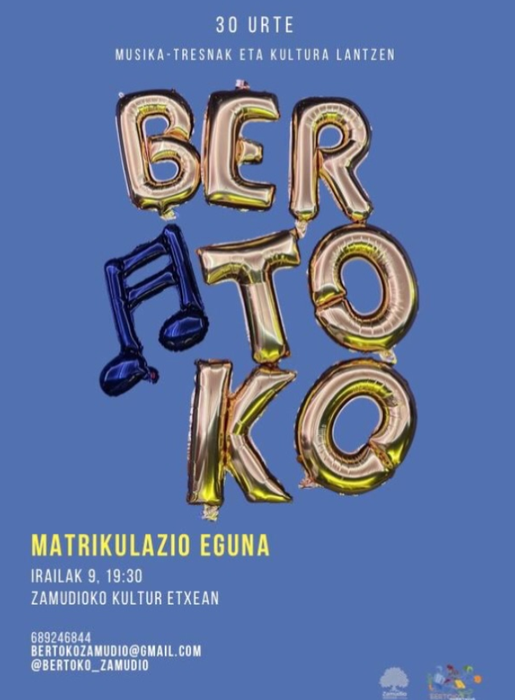Bertokoren matrikulazio eguna