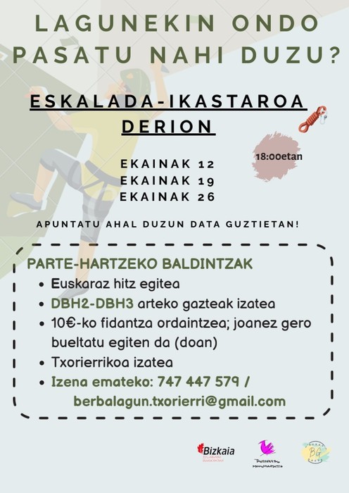 Eskalada ikastaroa