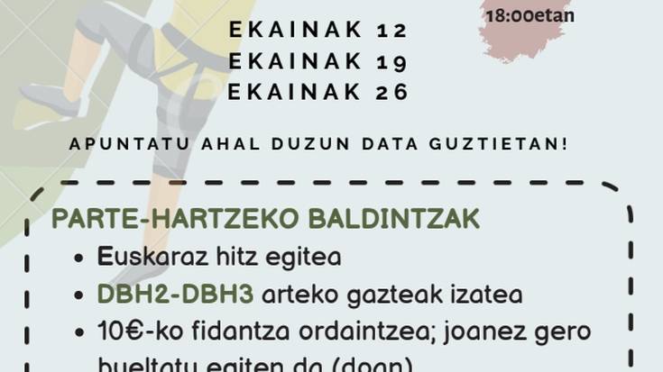 Eskalada ikastaroa