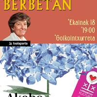 Literaturaz berbetan: 'Akabo' Laura Mintegirekin