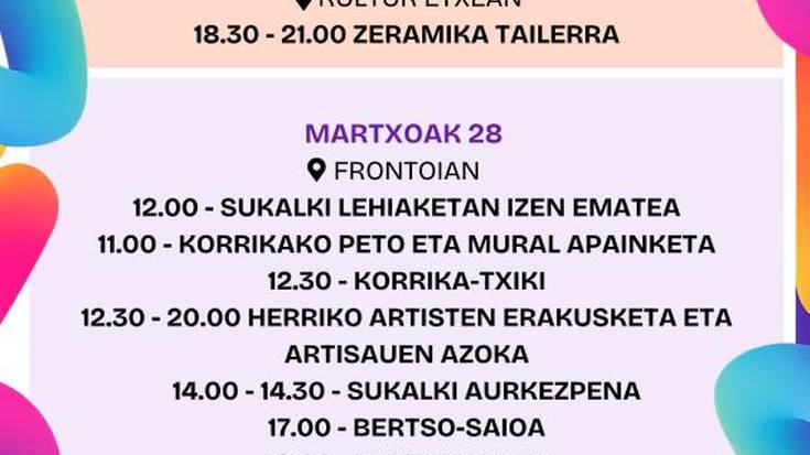 Loiuko arte eta kultura asteburua