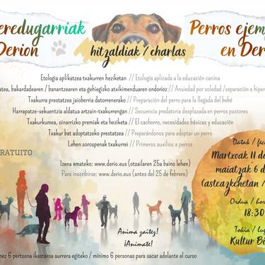 Txakur eredugarrien inguruko hitzaldia