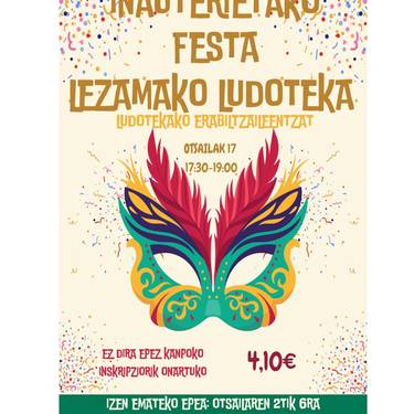 Inauterietako festa ludotekan