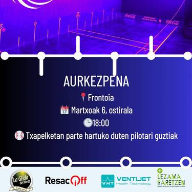 Lezama IV. Goxua Txapelketako aurkezpena