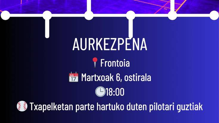 Lezama IV. Goxua Txapelketako aurkezpena