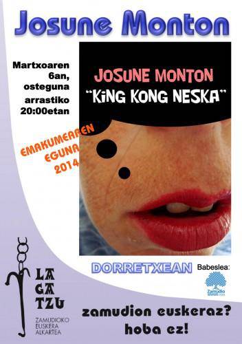 JOSUNE MONTON DORRETXEAN (EMAKUMEEN EGUNA)