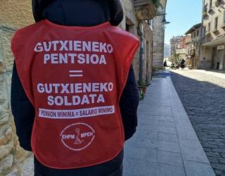 Eusko Legebiltzarrak ez du onartu pentsiodunen eskaera tramitera sartzea