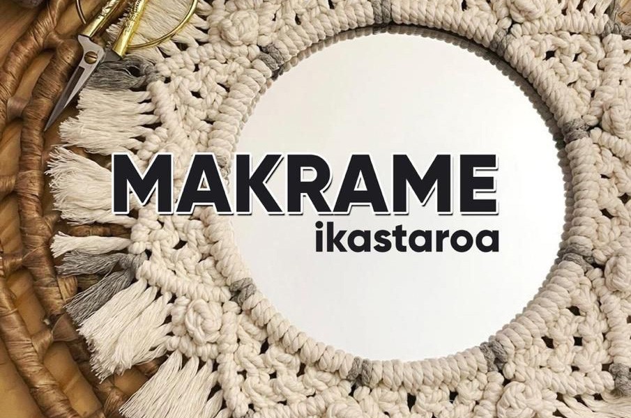 Makramezko apaingarria egiten ikasiko dute BANen