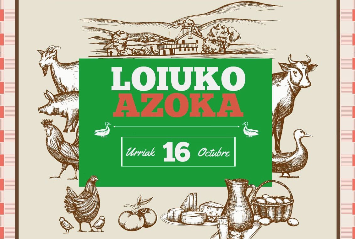 Loiuko azoka domekan egingo da